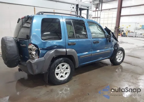 2003 Jeep Liberty Sport из США, поврежденный, VIN 1J8GL48KX3W655585
